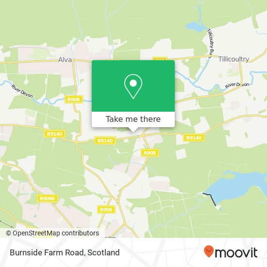 Burnside Farm Road map