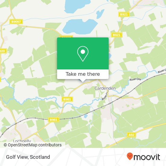 Golf View map