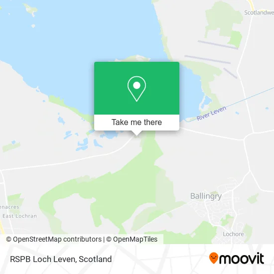 RSPB Loch Leven map
