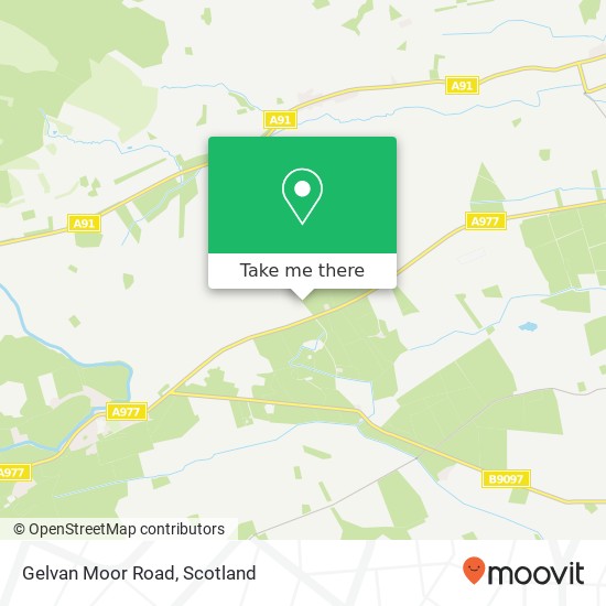 Gelvan Moor Road map