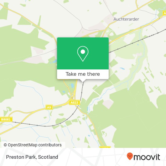 Preston Park map
