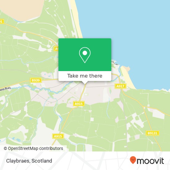 Claybraes map