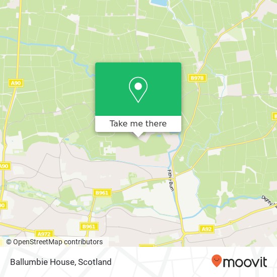 Ballumbie House map