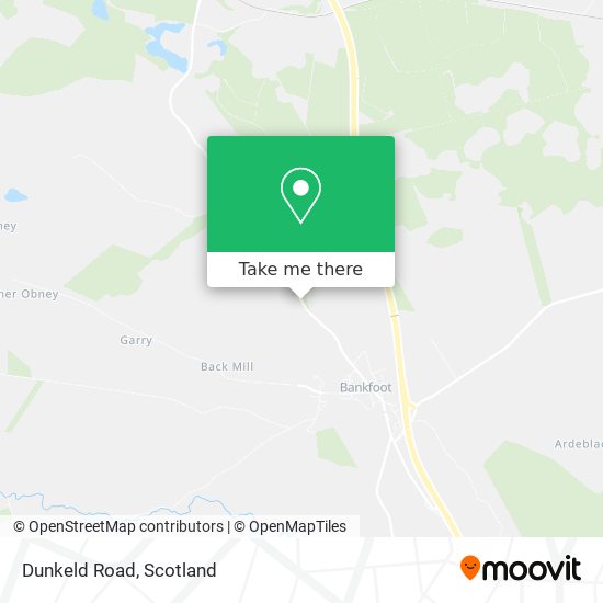 Dunkeld Road map