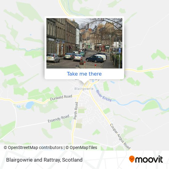 Blairgowrie and Rattray map