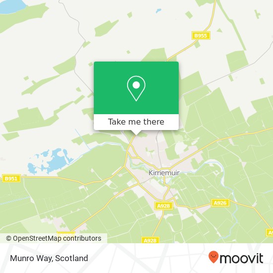 Munro Way map