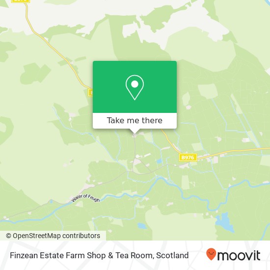 Finzean Estate Farm Shop & Tea Room map