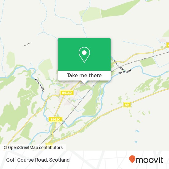 Golf Course Road map