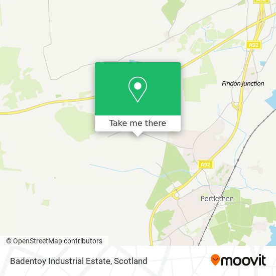 Badentoy Industrial Estate map