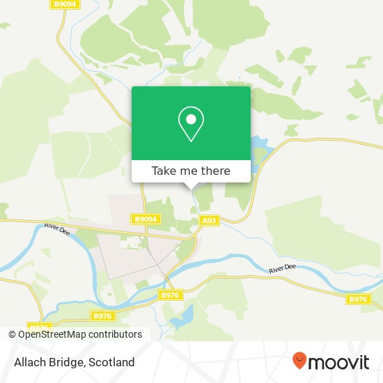 Allach Bridge map