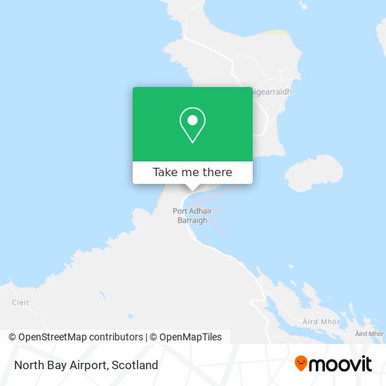 North Bay Airport map