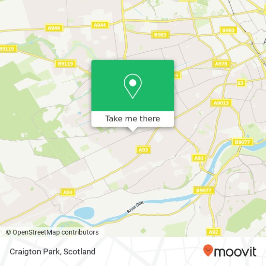Craigton Park map