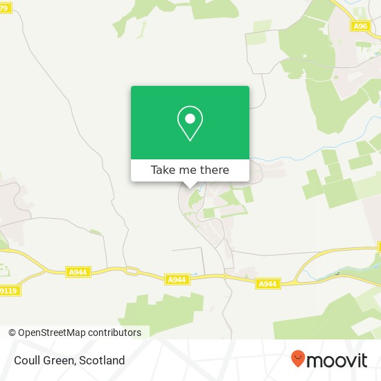 Coull Green map