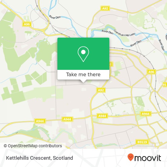 Kettlehills Crescent map
