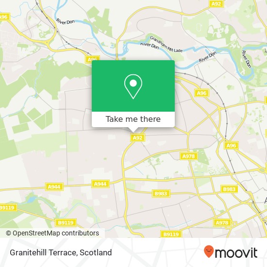 Granitehill Terrace map