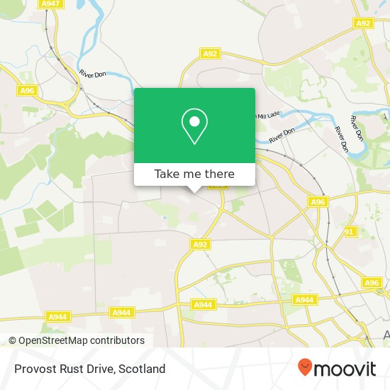 Provost Rust Drive map