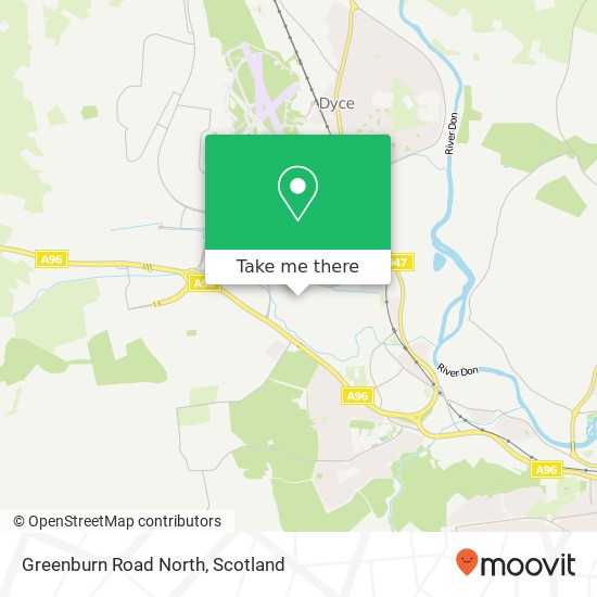 Greenburn Road North map