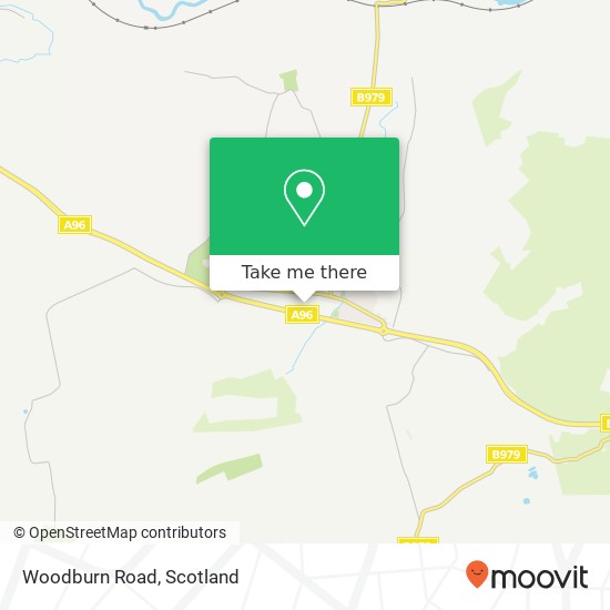 Woodburn Road map