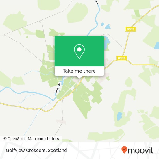 Golfview Crescent map