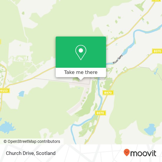 Church Drive map