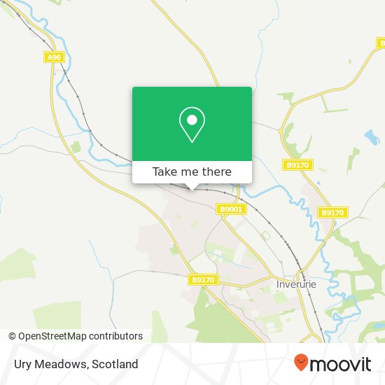 Ury Meadows map