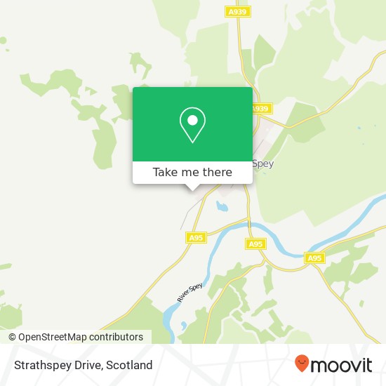 Strathspey Drive map