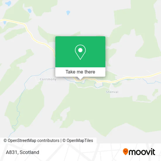 A831 map