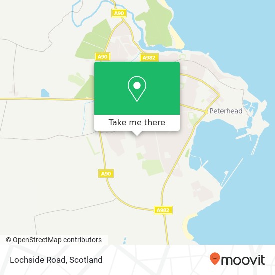 Lochside Road map