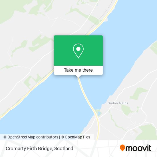 Cromarty Firth Bridge map