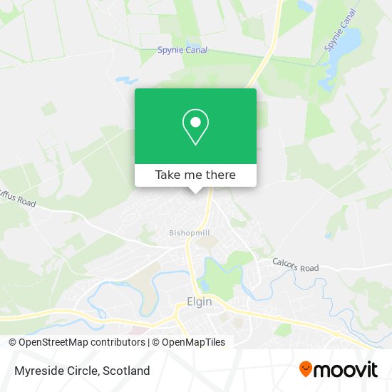 Myreside Circle map