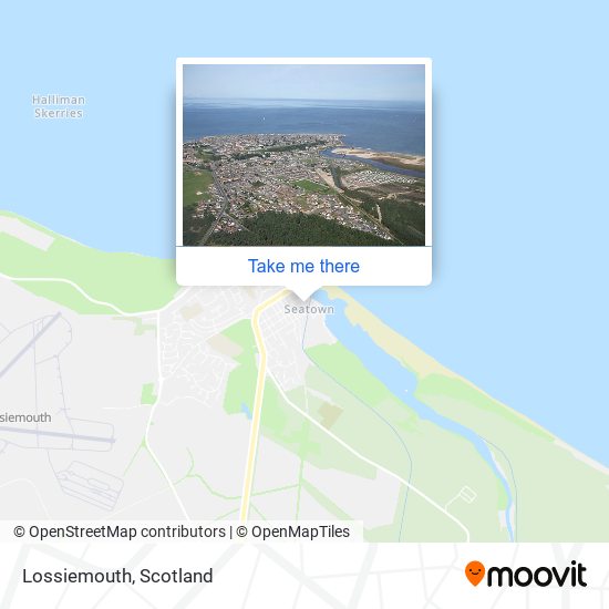 Lossiemouth map
