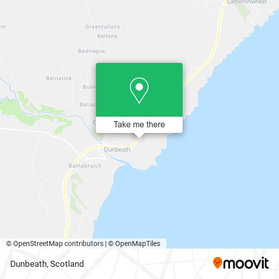 Dunbeath map