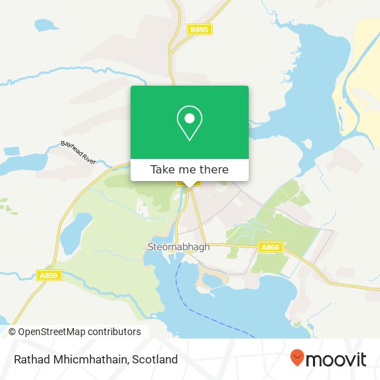 Rathad Mhicmhathain map