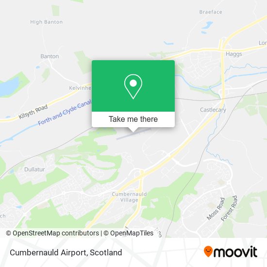 Cumbernauld Airport map