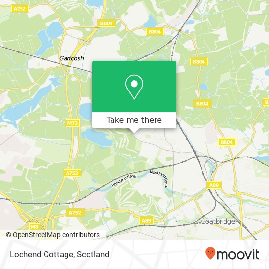 Lochend Cottage map