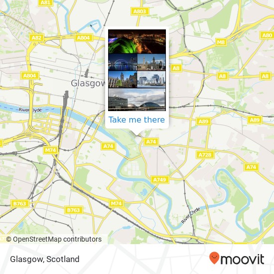 Glasgow map