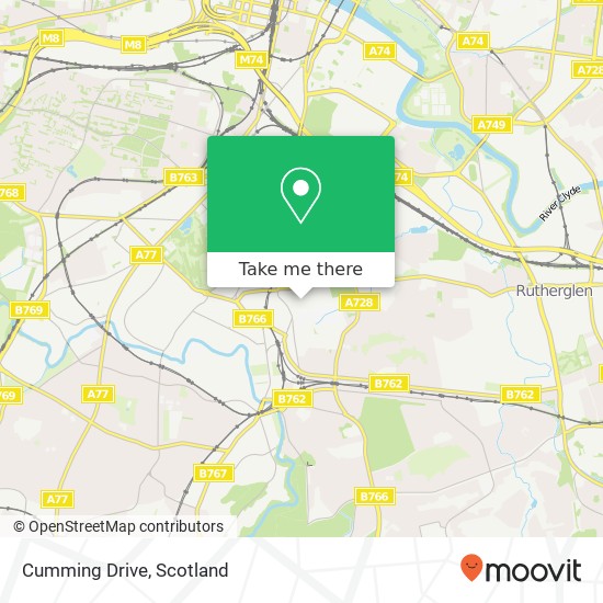Cumming Drive map