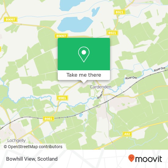 Bowhill View map