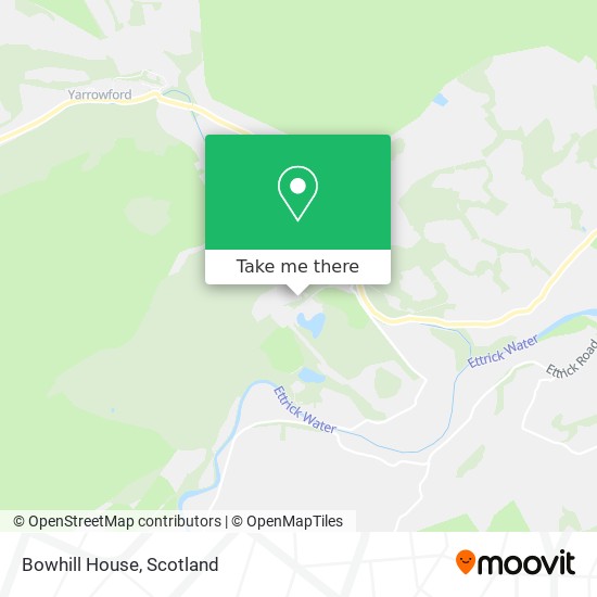 Bowhill House map