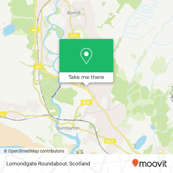 Lomondgate Roundabout map