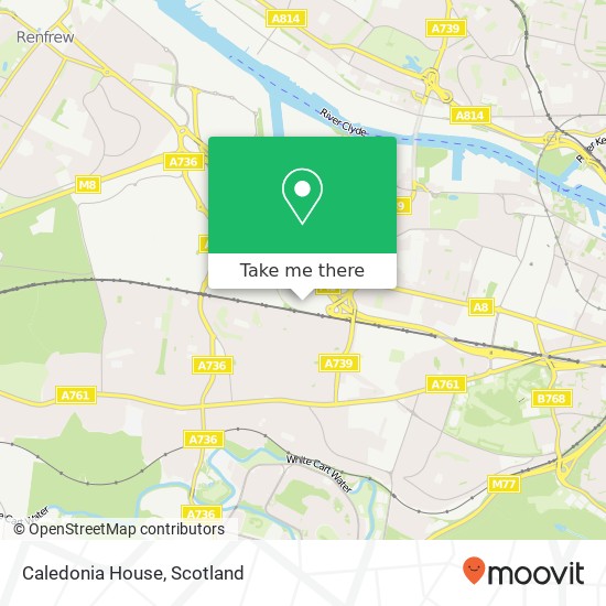 Caledonia House map