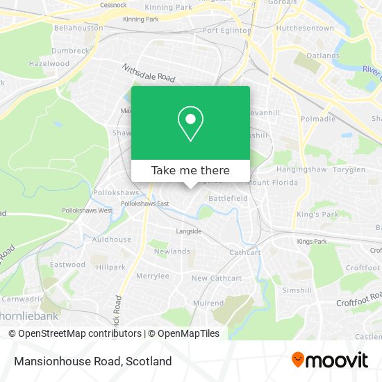 Mansionhouse Road map