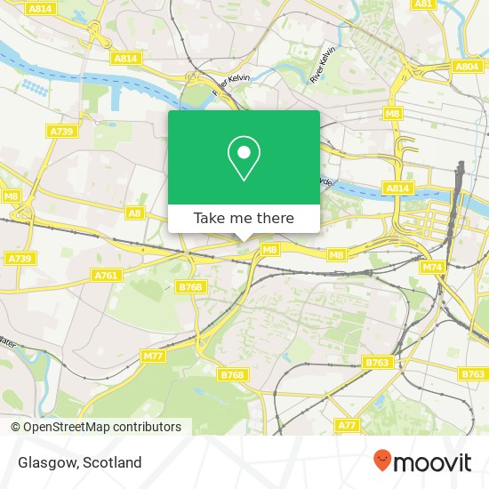 Glasgow map