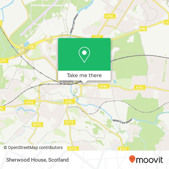 Sherwood House map