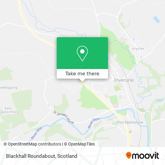 Blackhall Roundabout map