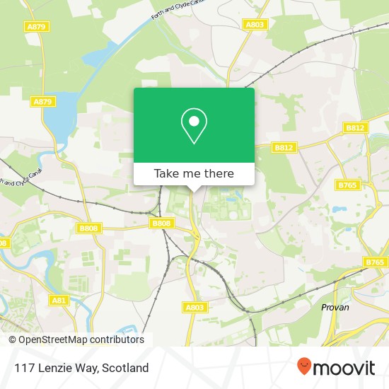 117 Lenzie Way map