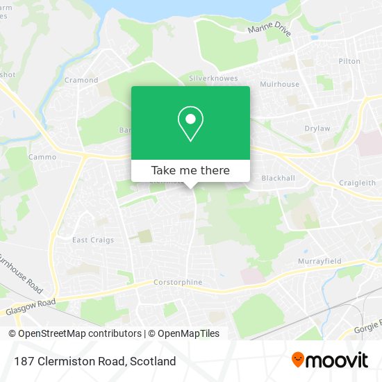 187 Clermiston Road map