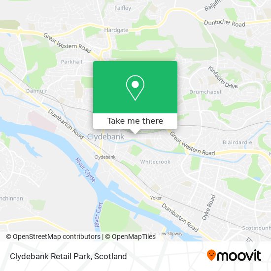 Clydebank Retail Park map