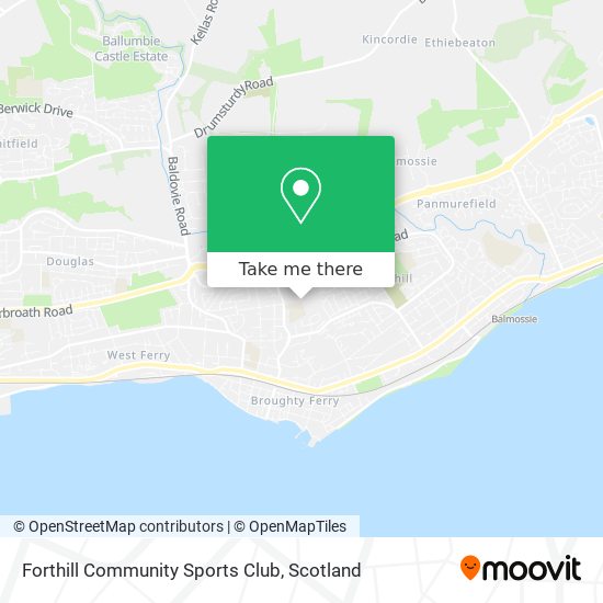 Forthill Community Sports Club map