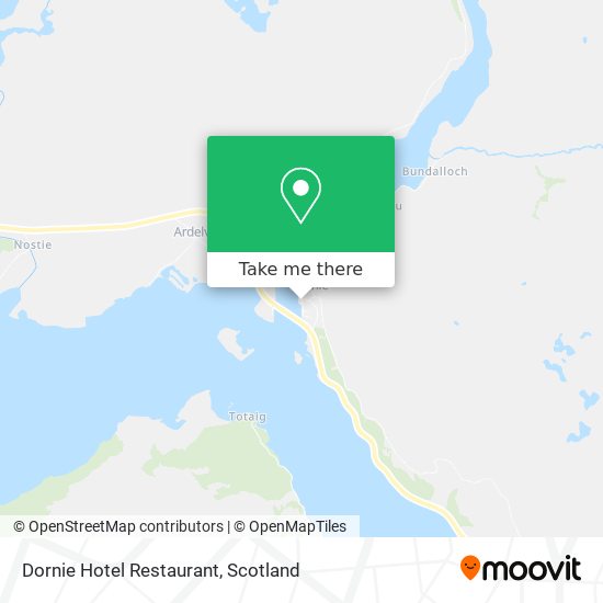 Dornie Hotel Restaurant map